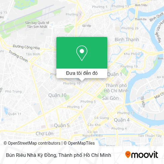 Bản đồ Bún Riêu Nhà Kỳ Đồng