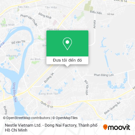 Bản đồ Nestle Vietnam Ltd. - Dong Nai Factory