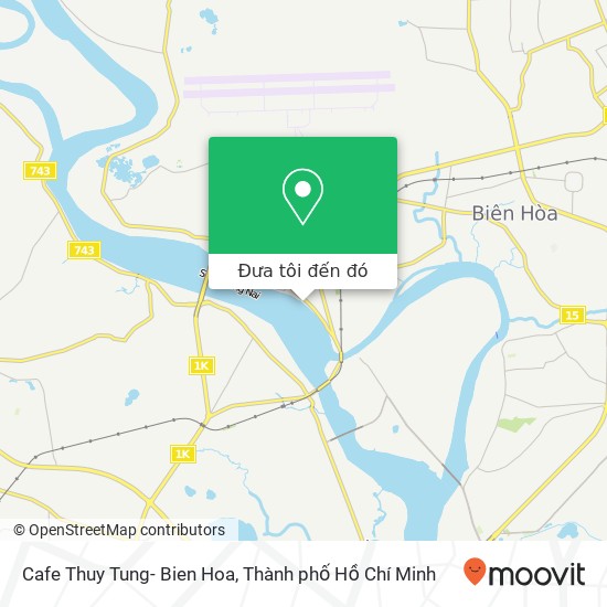 Bản đồ Cafe Thuy Tung- Bien Hoa