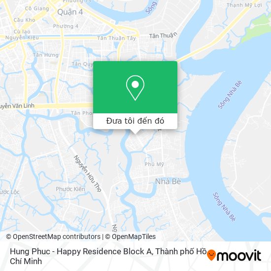 Bản đồ Hung Phuc - Happy Residence Block A