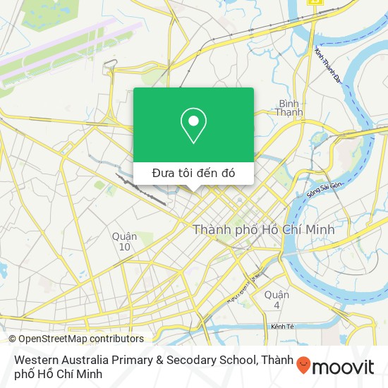 Bản đồ Western Australia Primary & Secodary School