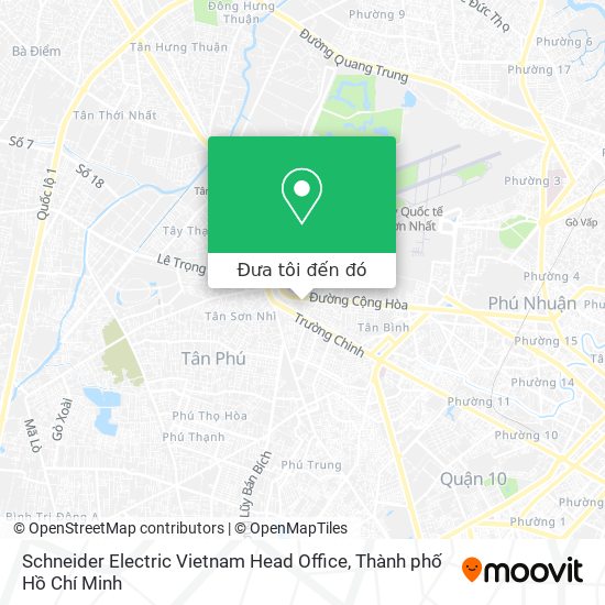 Bản đồ Schneider Electric Vietnam Head Office