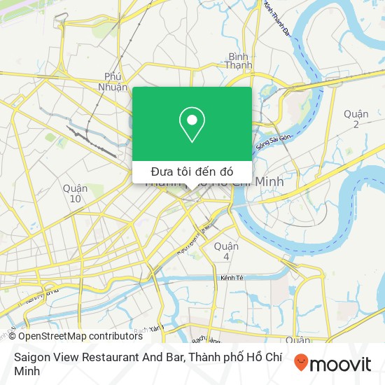 Bản đồ Saigon View Restaurant And Bar