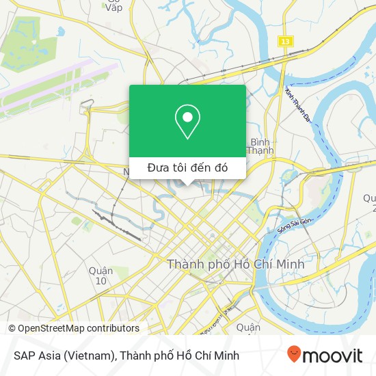 Bản đồ SAP Asia (Vietnam)