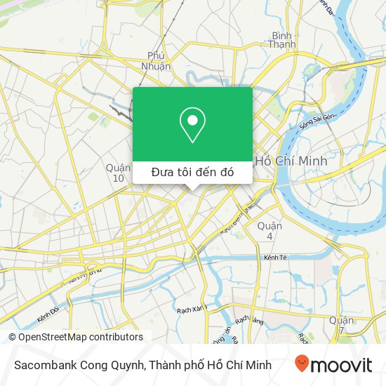 Bản đồ Sacombank Cong Quynh