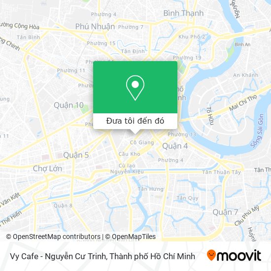 Bản đồ Vy Cafe - Nguyễn Cư Trinh