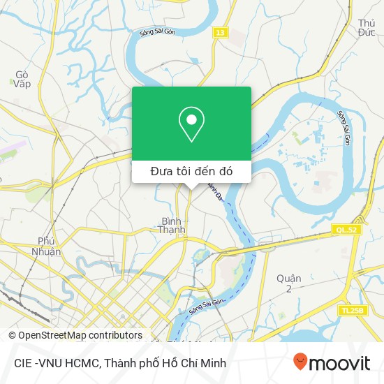 Bản đồ CIE -VNU HCMC