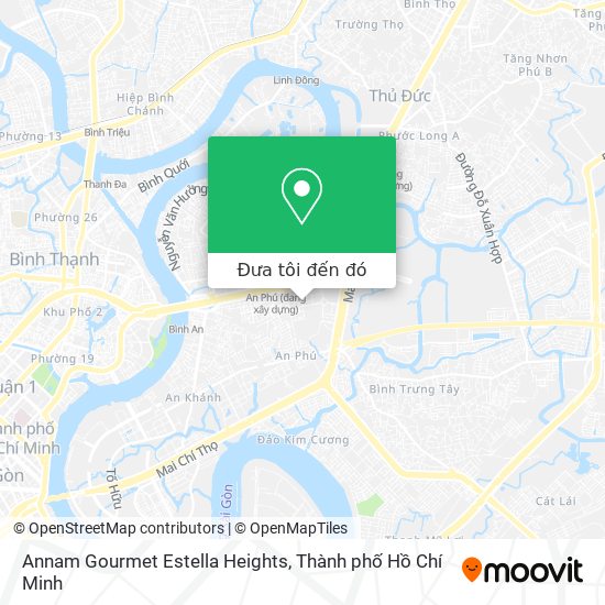 Bản đồ Annam Gourmet Estella Heights