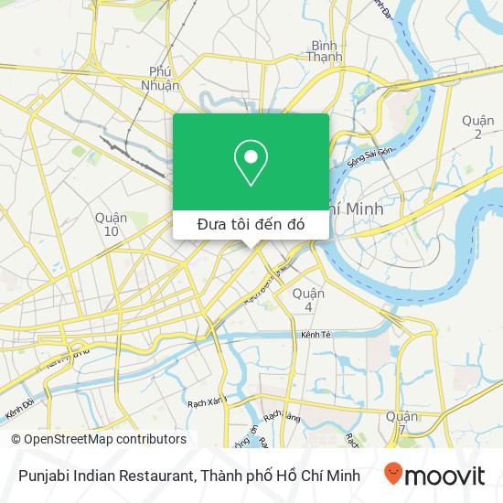 Bản đồ Punjabi Indian Restaurant