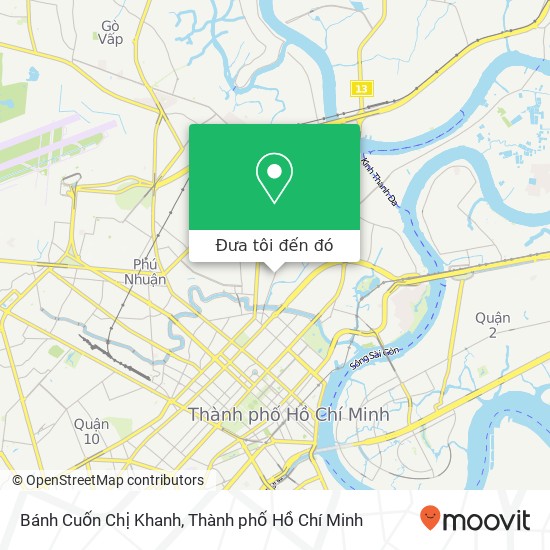 Bản đồ Bánh Cuốn Chị Khanh