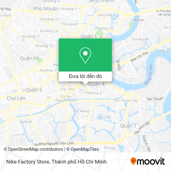 Bản đồ Nike Factory Store