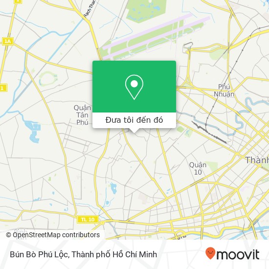 Bản đồ Bún Bò Phú Lộc