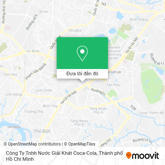 Bản đồ Công Ty Tnhh Nước Giải Khát Coca-Cola