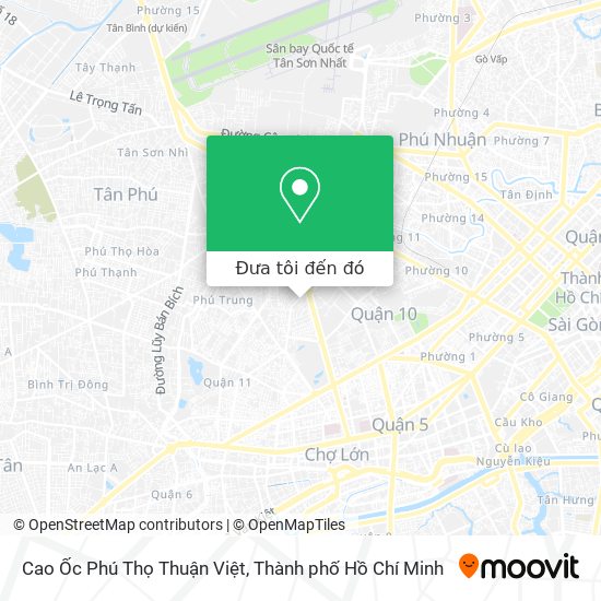 Bản đồ Cao Ốc Phú Thọ Thuận Việt