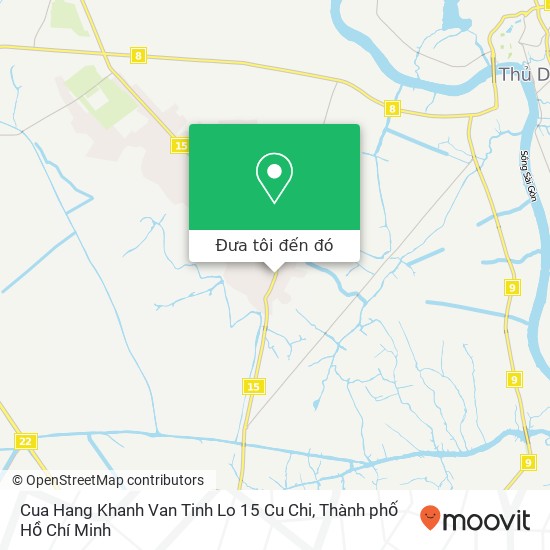 Bản đồ Cua Hang Khanh Van Tinh Lo 15 Cu Chi