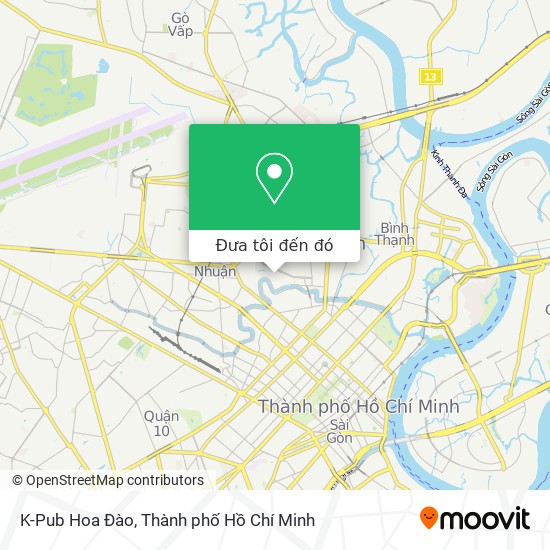 Bản đồ K-Pub Hoa Đào