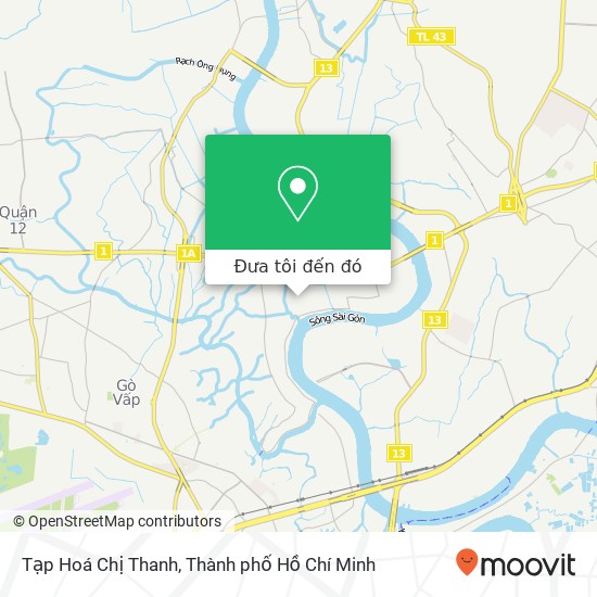 Bản đồ Tạp Hoá Chị Thanh