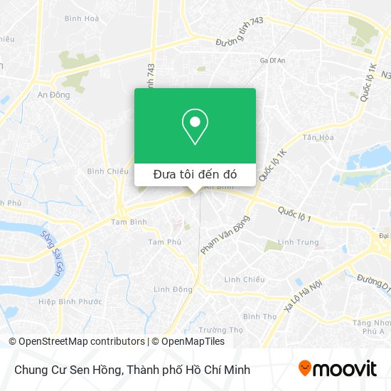 Bản đồ Chung Cư Sen Hồng