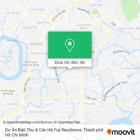 Bản đồ Dự Án Biệt Thự & Căn Hộ Fuji Residence