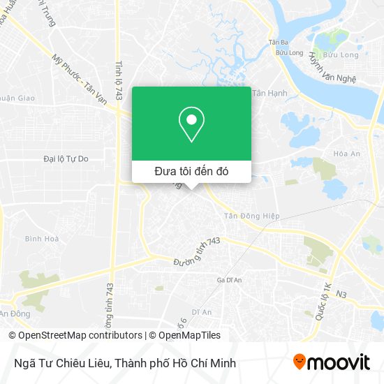Bản đồ Ngã Tư Chiêu Liêu