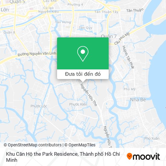 Bản đồ Khu Căn Hộ the Park Residence