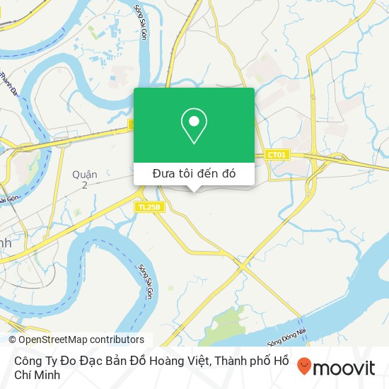 Bản đồ Công Ty Đo Đạc Bản Đồ Hoàng Việt