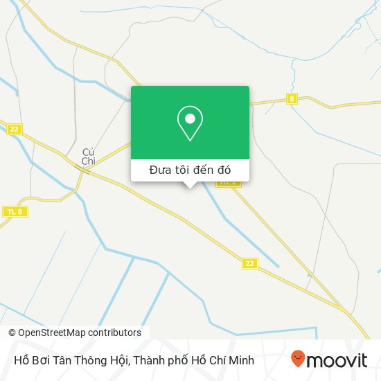 Bản đồ Hồ Bơi Tân Thông Hội