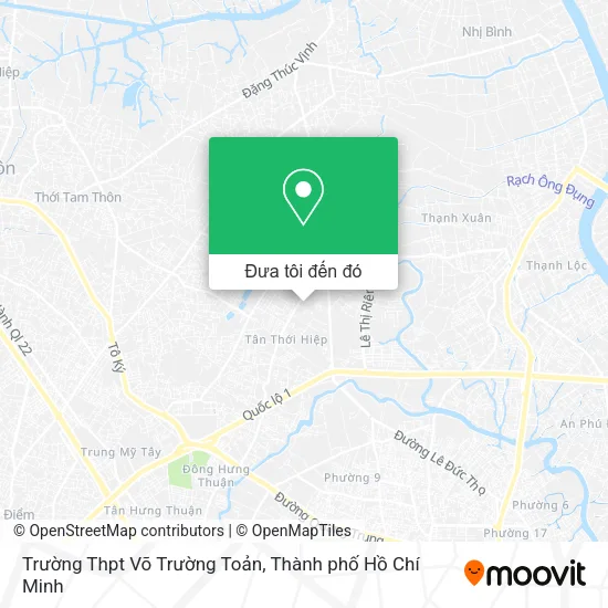 Bản đồ Trường Thpt Võ Trường Toản