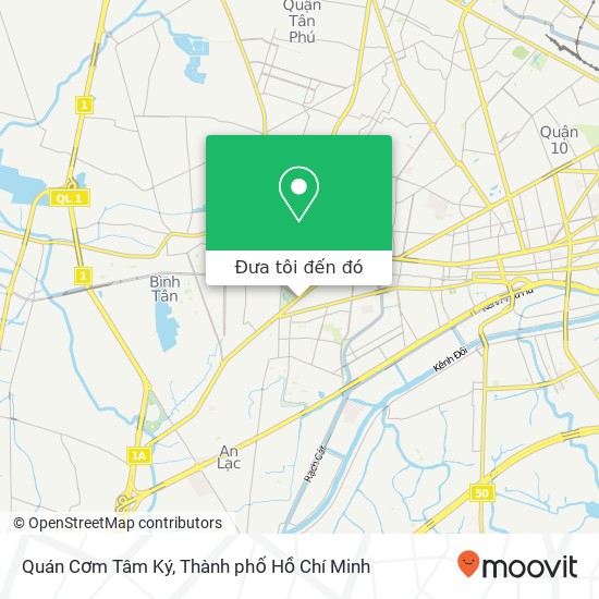 Bản đồ Quán Cơm Tâm Ký