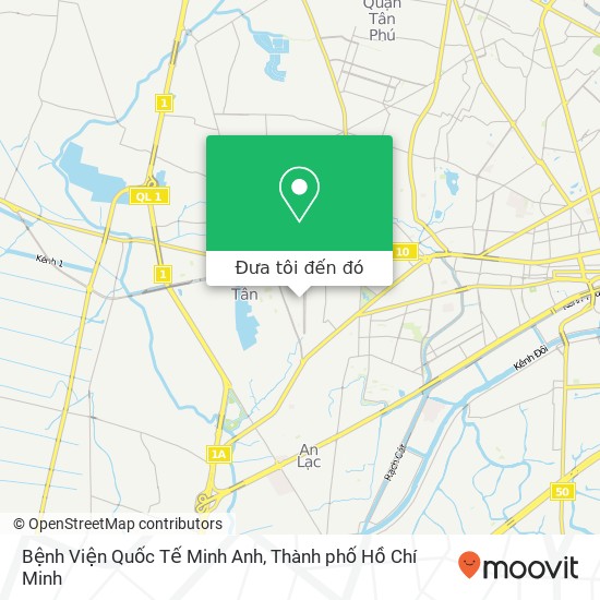 Bản đồ Bệnh Viện Quốc Tế Minh Anh