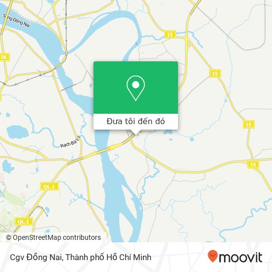 Bản đồ Cgv Đồng Nai