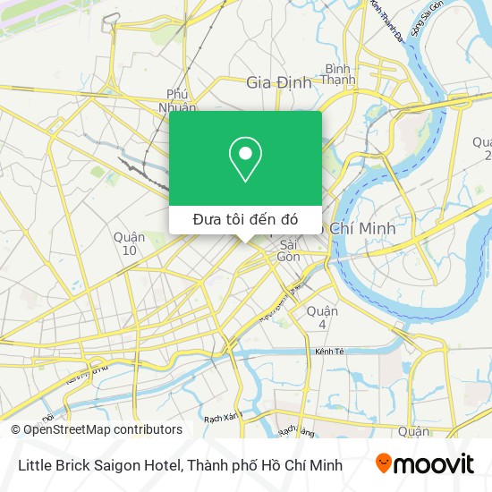 Bản đồ Little Brick Saigon Hotel