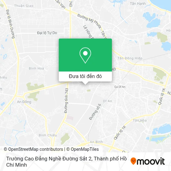 Bản đồ Trường Cao Đẳng Nghề Đường Sắt 2
