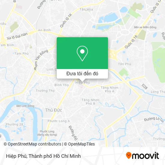Bản đồ Hiệp Phú