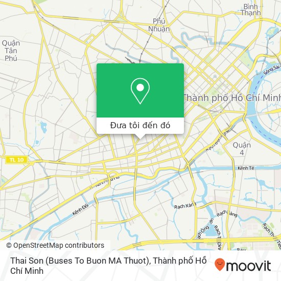 Bản đồ Thai Son (Buses To Buon MA Thuot)