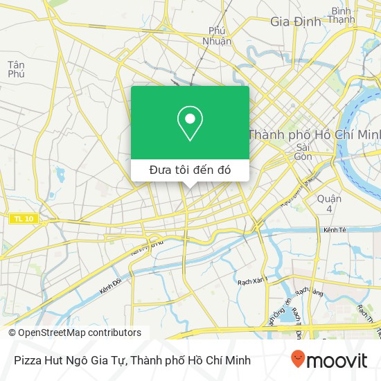 Bản đồ Pizza Hut Ngô Gia Tự