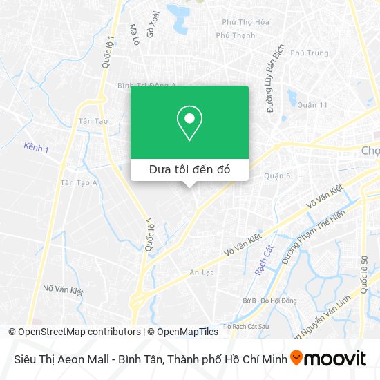 Làm sao để đến Siêu Thị Aeon Mall - Bình Tân ở Binh Tan bằng Xe buýt?