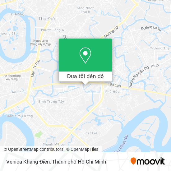 Bản đồ Venica Khang Điền