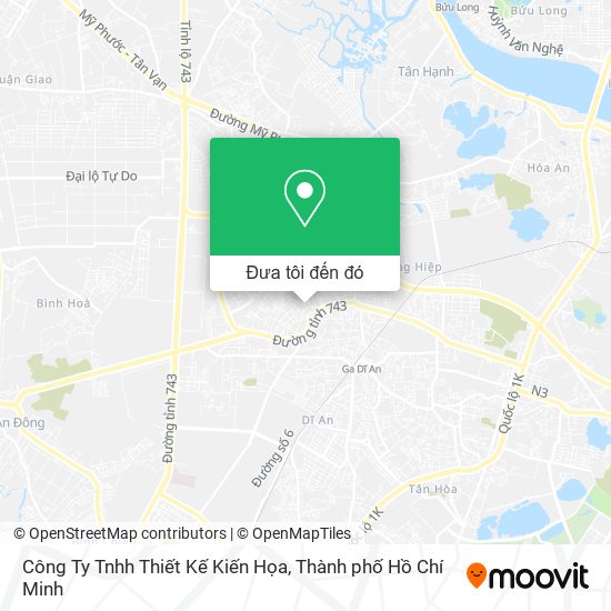 Bản đồ Công Ty Tnhh Thiết Kế Kiến Họa