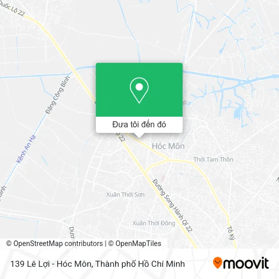 Bản đồ 139 Lê Lợi - Hóc Môn