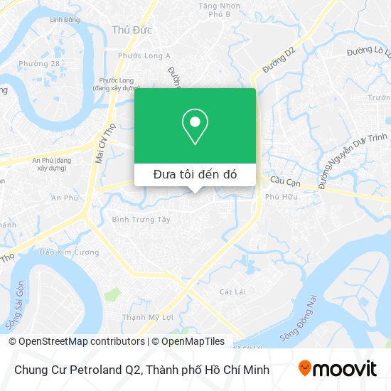 Bản đồ Chung Cư Petroland Q2