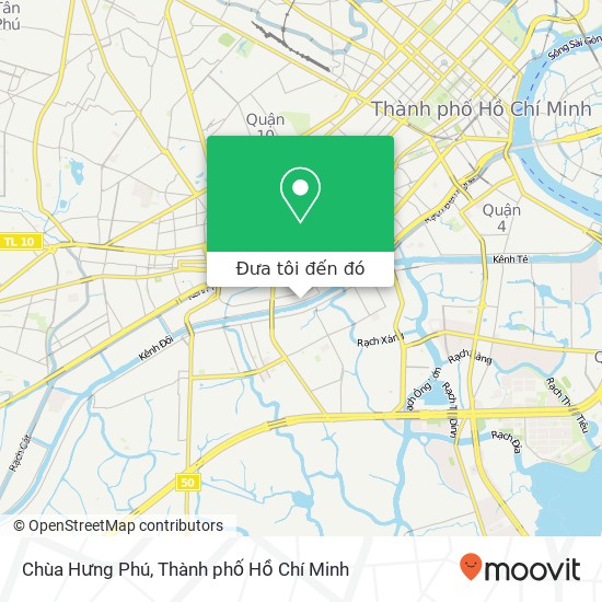Bản đồ Chùa Hưng Phú