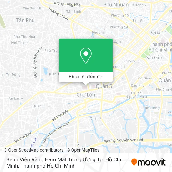 Bản đồ Bệnh Viện Răng Hàm Mặt Trung Ương Tp. Hồ Chí Minh