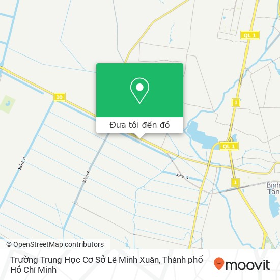 Bản đồ Trường Trung Học Cơ Sở Lê Minh Xuân