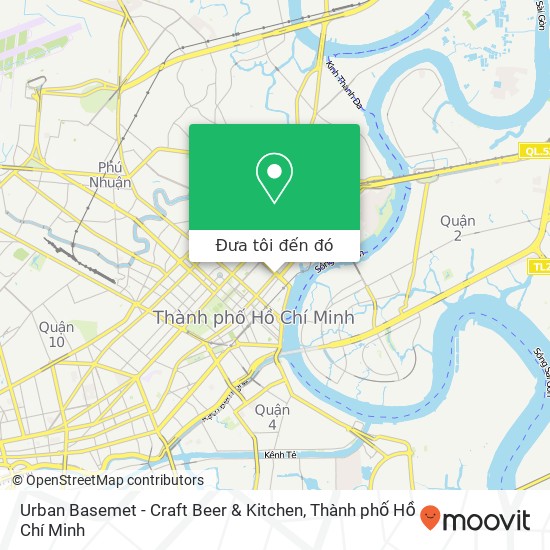 Bản đồ Urban Basemet - Craft Beer & Kitchen