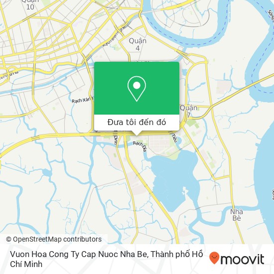 Bản đồ Vuon Hoa Cong Ty Cap Nuoc Nha Be