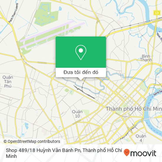 Bản đồ Shop 489/18 Huỳnh Văn Bánh Pn