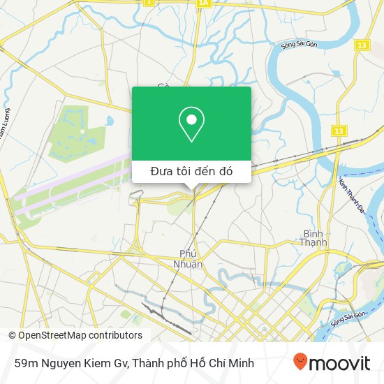 Bản đồ 59m Nguyen Kiem Gv