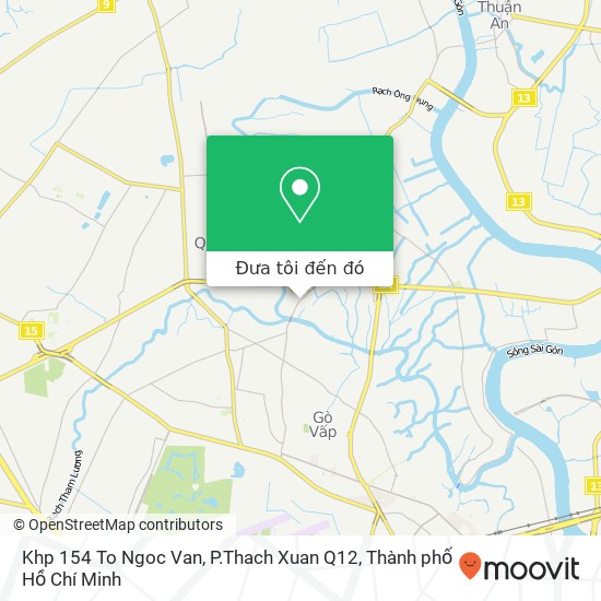 Bản đồ Khp 154 To Ngoc Van, P.Thach Xuan Q12