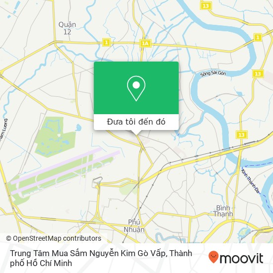 Bản đồ Trung Tâm Mua Sắm Nguyễn Kim Gò Vấp